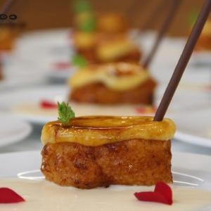 Torijas de yema tostada de Todo Catering