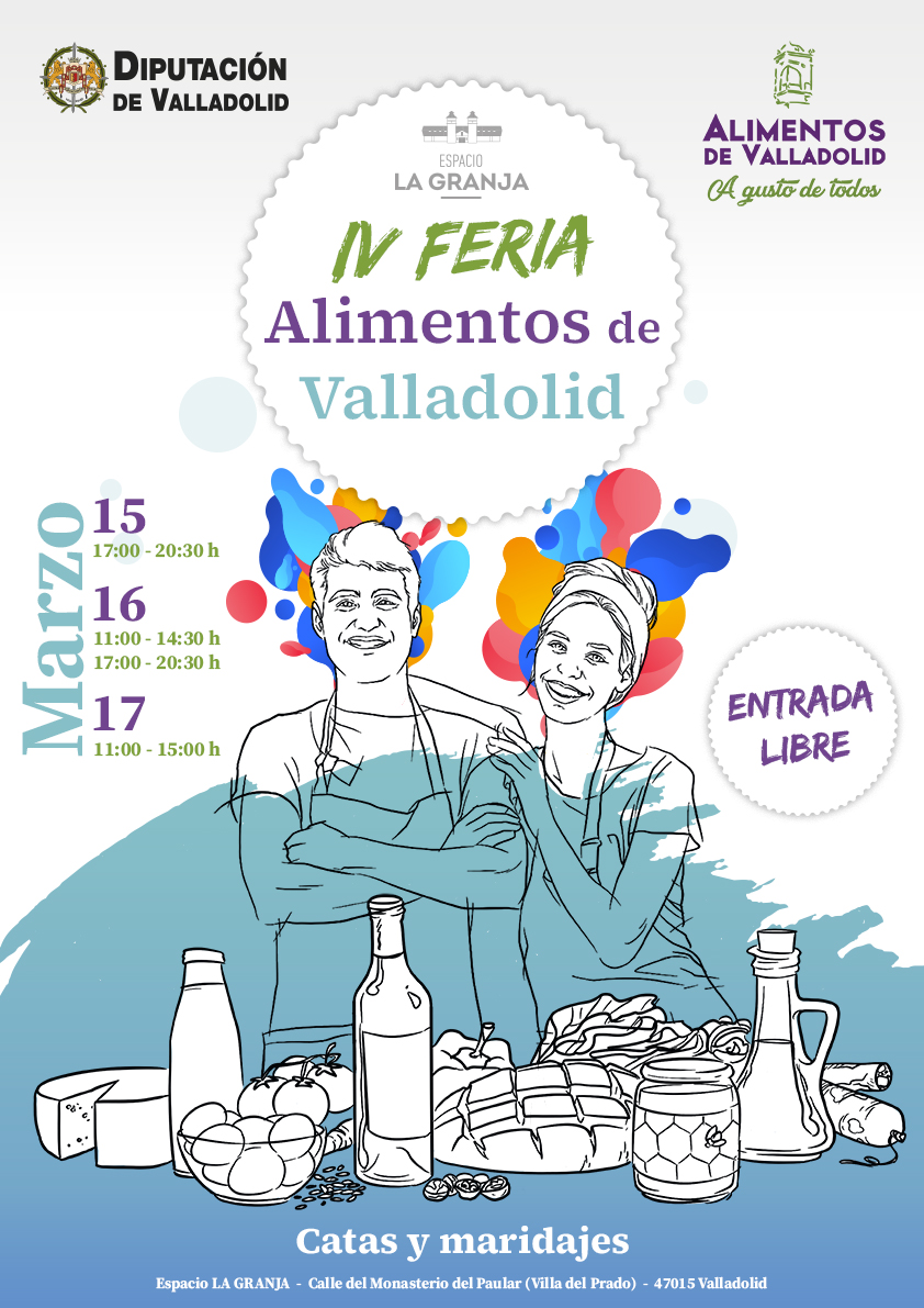 cartel feria alimentos de valladolid 2024