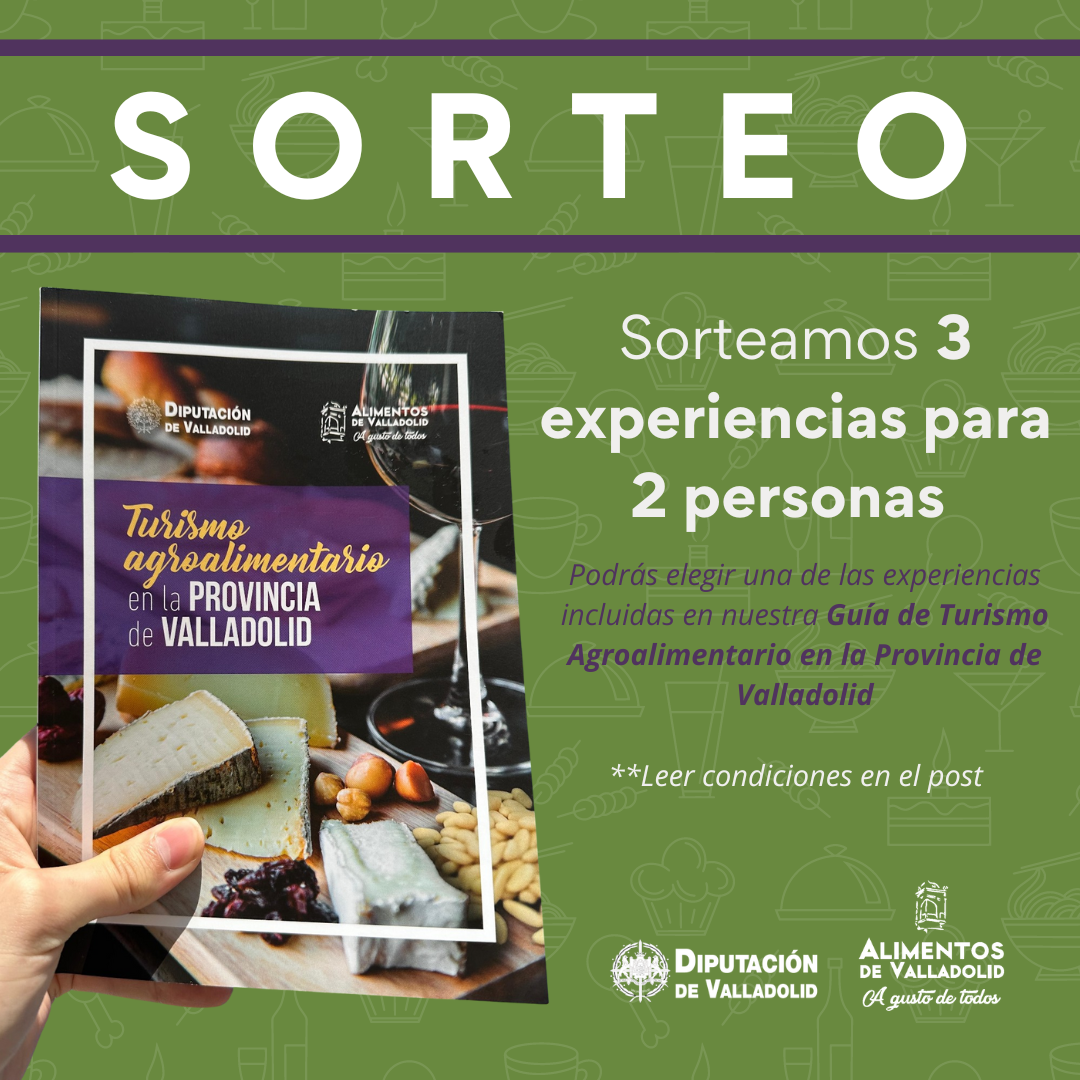 Sorteo de experiencias de la  GUÍA DE TURISMO AGROALIMENTARIO